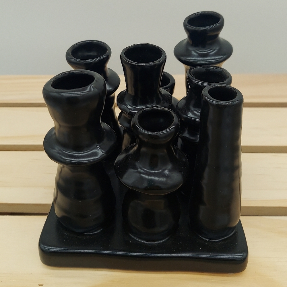 Asymmetrical Halloween Candle Holder Or Flower Display Spooky Season Goth-chic